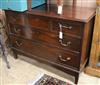 A mahogany chest of drawers W.113cm                                                                                                    