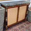 A Regency rosewood marble top chiffonier W.112cm                                                                                       