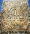 A Persian beige ground rug 185 x 150cm                                                                                                 