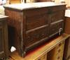 An 18th century pine mule chest                                                                                                        