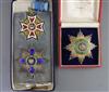 A Grand Cross and Star Order of the Criown of Romania                                                                                  