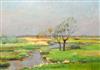 Frans David Oerder (South African 1867-1944) Open landscape 9 x 13in.                                                                  