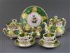 A Rockingham neo-rococo teaset, c.1830-5, (30)                                                                                         