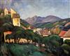 § Anders Osterlind (1887-1960) View of Le Collettes; Renoir's house 29 x 36in.                                                         