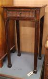 A George III mahogany side table H.72cm                                                                                                