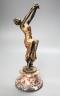 An Art Deco style bronze female figure, 28cm                                                                                                                                                                                