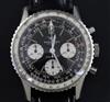 A gentleman's 1960's stainless steel Breitling Navitimer manual wind chronograph wrist watch, model No. 806,                           