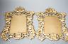 A pair of gilt metal framed still life plaques                                                                                                                                                                              