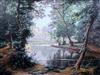 § Rene Charles Edmond His (1877-1960) 'Placid Waters' 31 x 23in.                                                                       