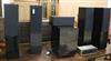 A set of 4 Quad L Series speakers, a powered subwoofer, a 405 amplifier and a Quad 33 tuner (no cables)                                