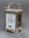 An L'Epee carriage repeater clock height 13cm                                                                                          