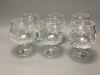 A set of six Waterford Lismore pattern brandy balloons                                                                                                                                                                      