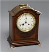 An Edwardian mahogany mantel clock                                                                                                     