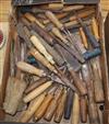 A collection of woodworking tools                                                                                                      