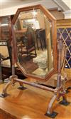 A late Victorian toilet mirror W.84cm                                                                                                  