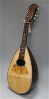 A Neapolitan bow back mandolin, c.1900                                                                                                 