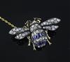 An Edwardian gold and silver, sapphire and diamond bee brooch, 35mm.                                                                   