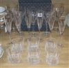 Six boxed Waterford glasses and three boxed sets of Villeroy & Boch glasses                                                            