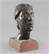 § Frank Dobson (1888-1963) Head of a woman, 8.25in. 10in overall                                                                       