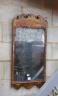 An 18th century walnut fret cut wall mirror, width 48cm, height 96cm                                                                                                                                                        