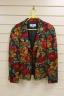 A Miss Valentino, multi coloured floral blazer, decorated with jet buttons, made in Italy, size 42/8.                                                                                                                       