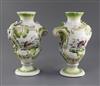 A pair of Derby rococo vases, c.1758-60, h. 24cm, faults                                                                               