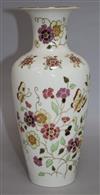 A Zsolnay vase decorated with butterflies and flowers                                                                                  