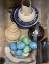 A Chris Speyer, Yerja Ceramics bowl and a collection of modern studio pottery,                                                         