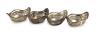A set of four Edward VII silver pierced oval bon-bon dishes, 8cm wide 1.96oz.                                                                                                                                               