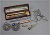 Assorted items including gold, gold overlay and silver pencils etc.                                                                    