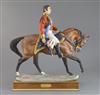 A Royal Worcester limited edition model of Wellington, Total height 41.5cm                                                             