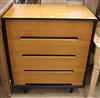 A Stag chest of drawers, 1960's W.76cm.                                                                                                