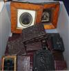 A group of daguerreotypes etc                                                                                                          