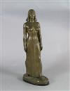 § George Edgar Campbell (1899-1976). A bronzed plaster maquette of Judith At The Well, H.44.5in.                                       