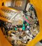 A large quantity of assorted costume jewellery, watches, clocks etc.                                                                                                                                                        