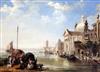 Edward Pritchett (fl.1828-1864) The Grand Canal with Santa Maria della Salute & On the Lagoon, Venice 10 x 14in.                       