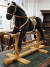 A rocking horse                                                                                                                        