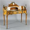 A Louis XV style kingwood and ormolu mounted bureau à rognon, W.4ft 3in. D.2ft 11in. H.3ft 11in.                                       