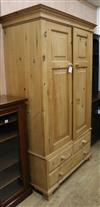 A pine wardrobe W.110cm                                                                                                                