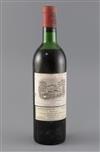 A bottle of Chateau Lafite Rothschild 1966                                                                                             