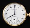 An Edwardian 18ct gold keyless lever open faced pocket watch by Sharman D. Neill,                                                      