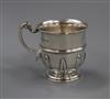 A George VI silver christening mug by Goldsmiths & Silversmiths Co Ltd, London, 1940, 8.8cm.                                           