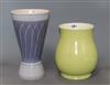 Two Poole Pottery vases tallest 25.5cm                                                                                                 