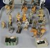 A group of seventeen Italian composition models of Italian soldiers,                                                                   