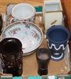 A quantity of mostly Oriental wares                                                                                                    