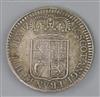 Scotland, a rare James VIII (1688-1766) pattern crown, 1716, 28.7g,                                                                    