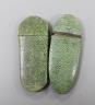 Two Victorian shagreen spectacles cases                                                                                                                                                                                     