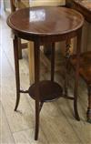 An Edwardian mahogany circular occasional table W.43cm                                                                                 