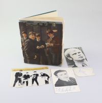 A 1960s album of rock musicians autographs including two sets of The Rolling Stones (includes Brian Jones), Johnny Kidd, c.1963-65     