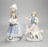 Two Lladro figure groups, tallest 26 cm                                                                                                                                                                                     